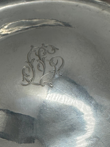 Wine Funnel with Tray. English Sterling Silver. Georgian Period. P and A Bateman