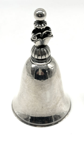 Bell. Georg Jensen Denmark. Harald Nielsen #172. Circa 1920s. 4" Height. 124 g