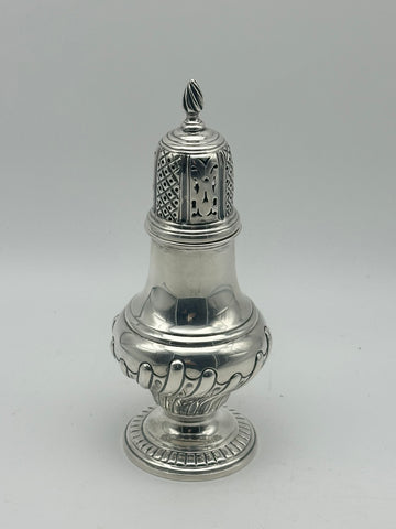 Muffineer or Caster Shaker. English Sterling Silver. Sheffield 1898. James Dixon