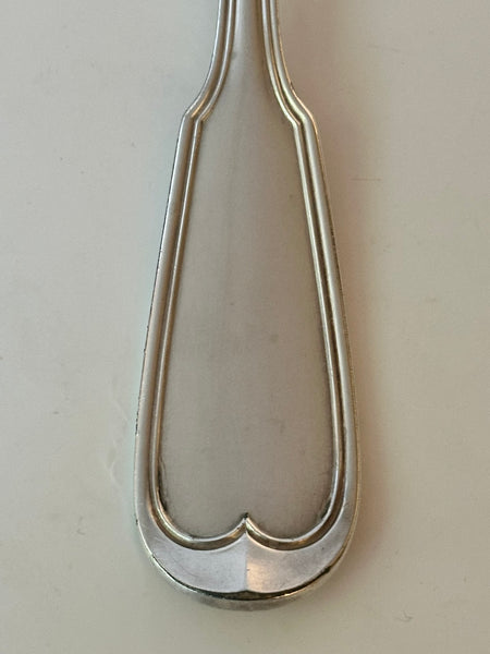 Soup Ladle. Christofle French Silverplate. Chinon Pattern. 14" length. No Mono