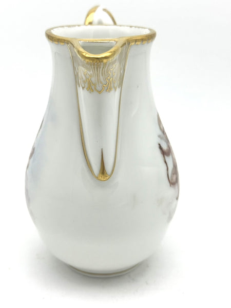 Cream or Milk Pitcher. Royal Copenhagen. Mark From 1870-1890 Cherub. 5 1/2"