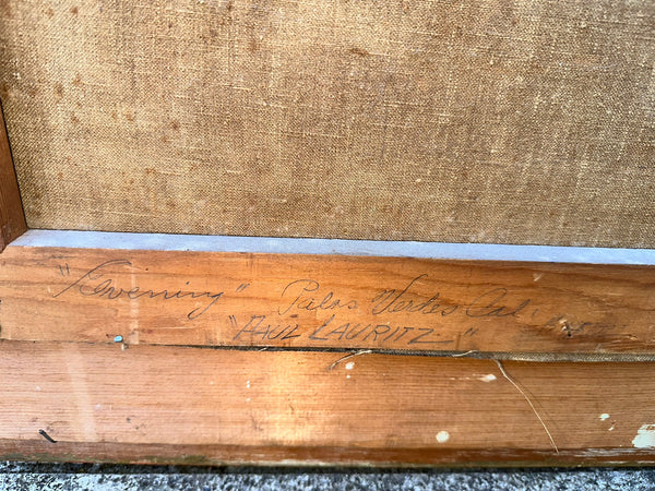 Paul Lauritz (1889-1975) CA. Original Oil Painting on Canvas. Palos Verdes, CA.