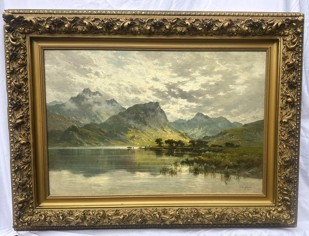 Alfred Fontville De Breanski Jr. (1877-1957) UK. Original Oil Painting on Canvas