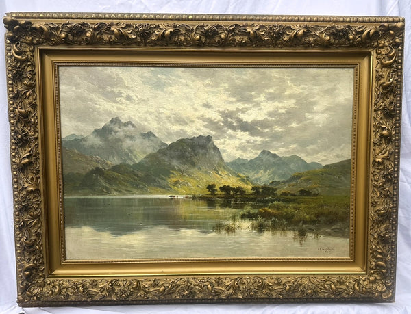 Alfred Fontville De Breanski Jr. (1877-1957) UK. Original Oil Painting on Canvas