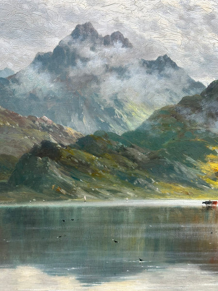 Alfred Fontville De Breanski Jr. (1877-1957) UK. Original Oil Painting on Canvas