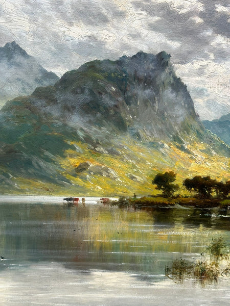 Alfred Fontville De Breanski Jr. (1877-1957) UK. Original Oil Painting on Canvas