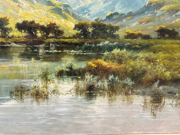 Alfred Fontville De Breanski Jr. (1877-1957) UK. Original Oil Painting on Canvas