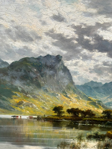 Alfred Fontville De Breanski Jr. (1877-1957) UK. Original Oil Painting on Canvas