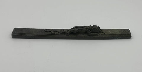 Scroll Weight. Chinese Bronze. Qilin Dragon Figure. Ming/Qing. 8 3/4"