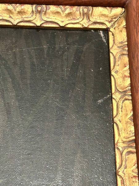 Oil Painting on Canvas. Ducks in Pond with Water Lily Flowers. 19.5" H x 29.5" W