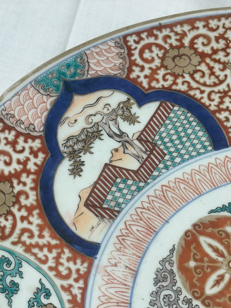 Large Japanese Imari Charger. 19th Century. 18" Diameter