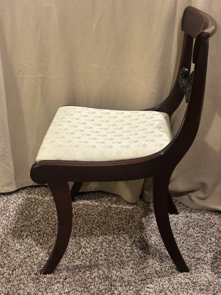 Pair of Side Chairs. English Mahogany. Early 19th Century
