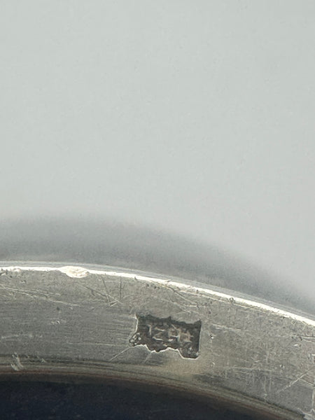 Japanese Cloisonne Vase. Hayashi Kodenji (1831-1915) Dark Blue, Flowers, Birds