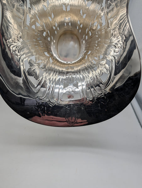 Large Tiffany & Co. Sterling Silver Flower Basket with Liner. 17 1/2" H