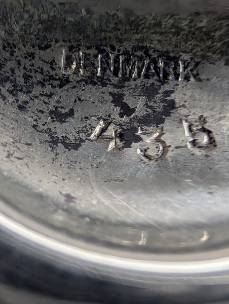 E. Dragstat Denmark Sterling Silver Salt and Pepper. Modernism. #435 #436