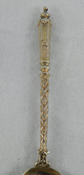 French 800 Silver Hostess Tea Set, Tongs 8 Teaspoons, Henri Gabert 1882-1901