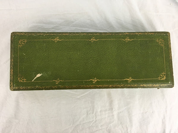 19th Century French Silver Ice Tongs and Ladle Cased Set