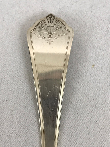 Large Soup Ladle. American Sterling Silver Schultz and Fischer Cleopatra 12.5"