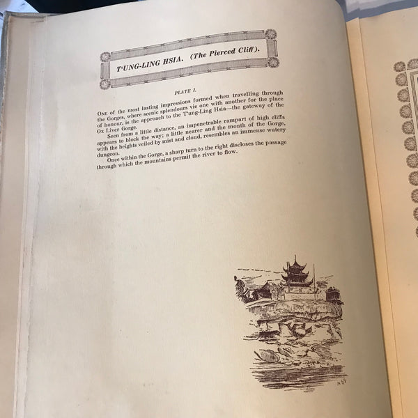 1st Edition The Grandeur of the Gorges by Donald Mennie. #802/1000. 1926