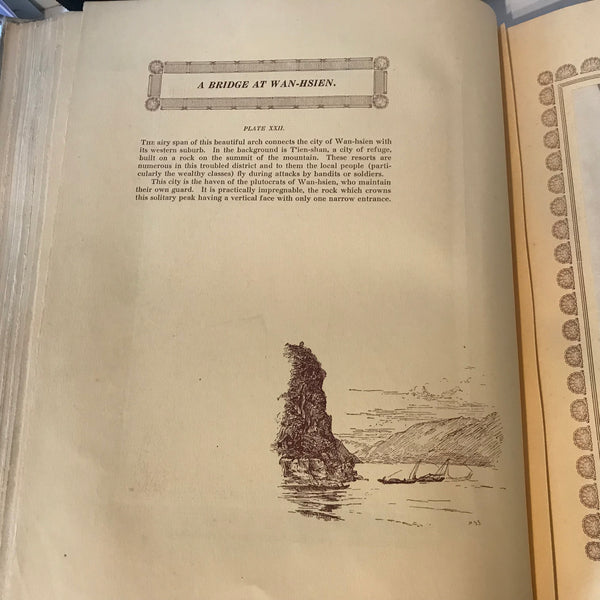 1st Edition The Grandeur of the Gorges by Donald Mennie. #802/1000. 1926