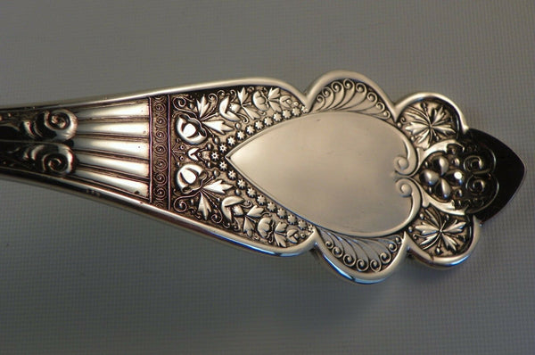 Large Sterling Silver Soup Ladle. Wood & Hughes Murillo Pattern (1875)