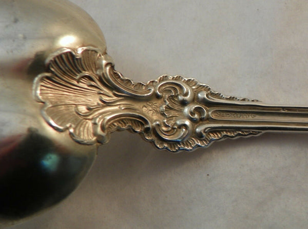 Cold Meat Fork. Whiting Sterling Silver in the Pompadour Pattern (1898)