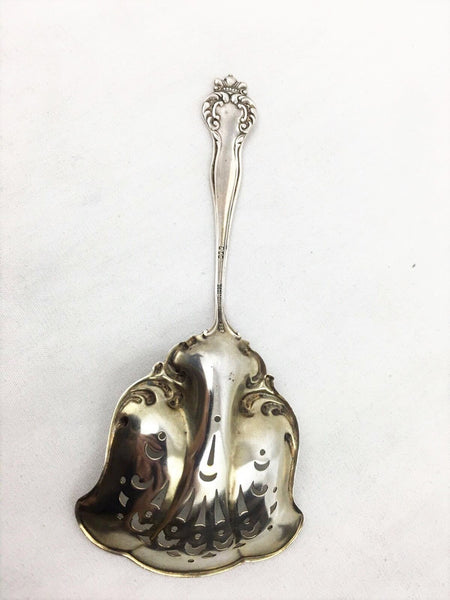 Beautiful Pierced Nut/ Bon Bon Spoon. American Sterling Silver. Howard Co. Pat 1